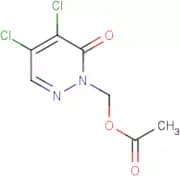 (4,5-Dichloro-6-oxo-1,6-dihydropyridazin-1-yl)methyl acetate