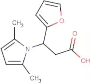 3-(2,5-Dimethyl-1H-pyrrol-1-yl)-3-(furan-2-yl)propanoic acid