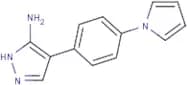 4-[4-(1H-Pyrrol-1-yl)phenyl]-1H-pyrazol-5-amine