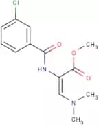 Methyl (2E)-2-[(3-chlorophenyl)formamido]-3-(dimethylamino)prop-2-enoate