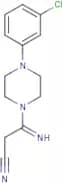 3-[4-(3-Chlorophenyl)piperazin-1-yl]-3-iminopropanenitrile