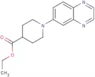 Ethyl 1-(quinoxalin-6-yl)piperidine-4-carboxylate