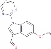 5-Methoxy-1-(pyrimidin-2-yl)-1H-indole-3-carbaldehyde