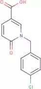 1-[(4-Chlorophenyl)methyl]-6-oxo-1,6-dihydropyridine-3-carboxylic acid