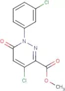 Methyl 4-chloro-1-(3-chlorophenyl)-6-oxo-1,6-dihydropyridazine-3-carboxylate
