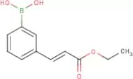 3-((E)-3-Ethoxy-3-oxo-1-propen-1-yl)benzeneboronic acid