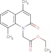 Ethyl 2-(4,8-dimethyl-2-oxo-1,2-dihydroquinolin-1-yl)acetate