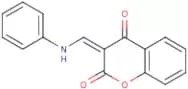(3Z)-3-[(Phenylamino)methylidene]-3,4-dihydro-2H-1-benzopyran-2,4-dione