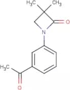 1-(3-Acetylphenyl)-3,3-dimethylazetidin-2-one