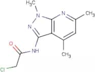 2-Chloro-N-{1,4,6-trimethyl-1H-pyrazolo[3,4-b]pyridin-3-yl}acetamide
