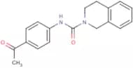 N-(4-Acetylphenyl)-1,2,3,4-tetrahydroisoquinoline-2-carboxamide