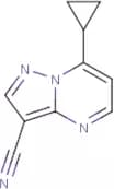 7-Cyclopropylpyrazolo[1,5-a]pyrimidine-3-carbonitrile