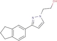 2-[3-(2,3-Dihydro-1H-inden-5-yl)-1H-pyrazol-1-yl]ethan-1-ol