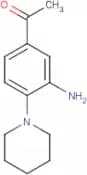 1-[3-Amino-4-(piperidin-1-yl)phenyl]ethan-1-one