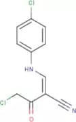 (2Z)-4-Chloro-2-{[(4-chlorophenyl)amino]methylidene}-3-oxobutanenitrile