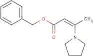 Benzyl (2Z)-3-(pyrrolidin-1-yl)but-2-enoate