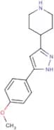 4-[5-(4-Methoxyphenyl)-1H-pyrazol-3-yl]piperidine