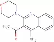 1-[4-Methyl-2-(morpholin-4-yl)quinolin-3-yl]ethan-1-one