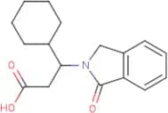 3-Cyclohexyl-3-(1-oxo-2,3-dihydro-1H-isoindol-2-yl)propanoic acid