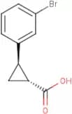(1R)-2-(3-Bromophenyl)cyclopropane-1-carboxylic acid