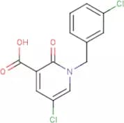 5-Chloro-1-[(3-chlorophenyl)methyl]-2-oxo-1,2-dihydropyridine-3-carboxylic acid