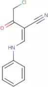 (2Z)-4-Chloro-3-oxo-2-[(phenylamino)methylidene]butanenitrile