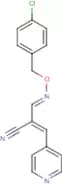 (2Z)-2-[(1E)-{[(4-Chlorophenyl)methoxy]imino}methyl]-3-(pyridin-4-yl)prop-2-enenitrile