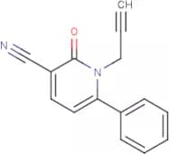 2-Oxo-6-phenyl-1-(prop-2-yn-1-yl)-1,2-dihydropyridine-3-carbonitrile