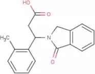3-(2-Methylphenyl)-3-(1-oxo-2,3-dihydro-1H-isoindol-2-yl)propanoic acid