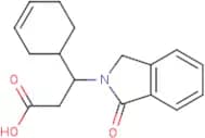 3-(Cyclohex-3-en-1-yl)-3-(1-oxo-2,3-dihydro-1H-isoindol-2-yl)propanoic acid