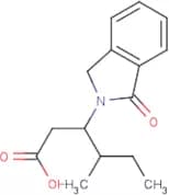 4-Methyl-3-(1-oxo-2,3-dihydro-1H-isoindol-2-yl)hexanoic acid