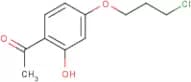 1-[4-(3-Chloropropoxy)-2-hydroxyphenyl]ethan-1-one