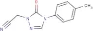 2-[4-(4-Methylphenyl)-5-oxo-4,5-dihydro-1H-1,2,4-triazol-1-yl]acetonitrile