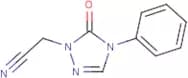 2-(5-Oxo-4-phenyl-4,5-dihydro-1H-1,2,4-triazol-1-yl)acetonitrile