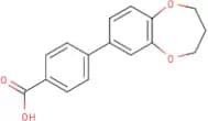 4-(3,4-Dihydro-2H-1,5-benzodioxepin-7-yl)benzoic acid