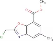 Methyl 2-(chloromethyl)-5-methyl-1,3-benzoxazole-7-carboxylate