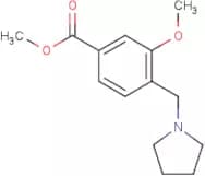 Methyl 3-methoxy-4-[(pyrrolidin-1-yl)methyl]benzoate