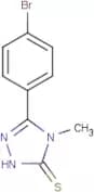 3-(4-Bromophenyl)-4-methyl-4,5-dihydro-1H-1,2,4-triazole-5-thione