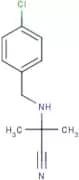 2-{[(4-Chlorophenyl)methyl]amino}-2-methylpropanenitrile