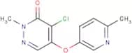 4-Chloro-2-methyl-5-[(6-methylpyridin-3-yl)oxy]-2,3-dihydropyridazin-3-one