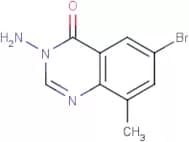 3-Amino-6-bromo-8-methyl-3,4-dihydroquinazolin-4-one