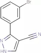 3-(3-Bromophenyl)-1H-pyrazole-4-carbonitrile
