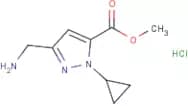 Methyl 5-(aminomethyl)-2-cyclopropyl-pyrazole-3-carboxylate hydrochloride