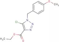 Ethyl 5-chloro-1-(4-methoxybenzyl)-1H-1,2,3-triazole-4-carboxylate