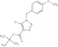tert-Butyl 5-chloro-1-(4-methoxybenzyl)-1H-1,2,3-triazole-4-carboxylate