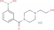 3-{[4-(2-Hydroxyethyl)piperazin-1-yl]carbonyl}benzeneboronic acid hydrochloride