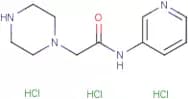 2-(Piperazin-1-yl)-N-(pyridin-3-yl)acetamide trihydrochloride