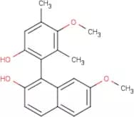 1-(6-Hydroxy-3-methoxy-2,4-dimethylphenyl)-7-methoxynaphthalen-2-ol