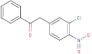 2-(3-Chloro-4-nitrophenyl)-1-phenylethan-1-one