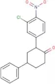 2-(3-Chloro-4-nitrophenyl)-4-phenylcyclohexan-1-one